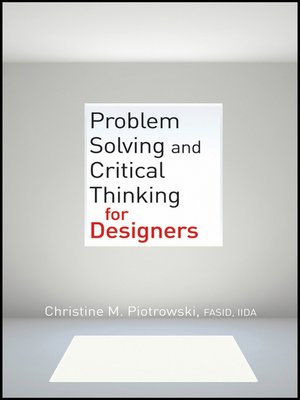 cover image of Problem Solving and Critical Thinking for Designers